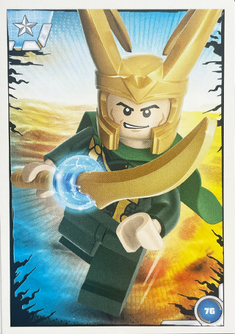 Avengers Trading Card Collection (Polish) Series 1 - # 76 Loki