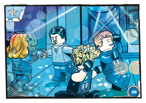 Avengers Trading Card Collection (Polish) Series 1 - # 116 Impreza bohaterów