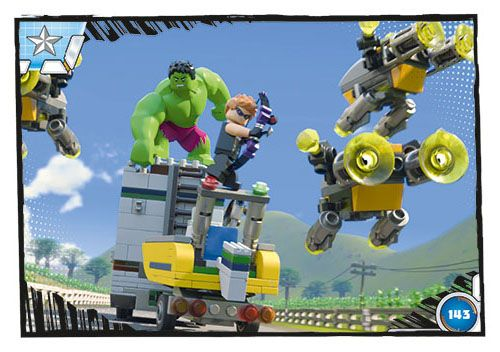 Avengers Trading Card Collection (Polish) Series 1 - # 143 Atak Dronów