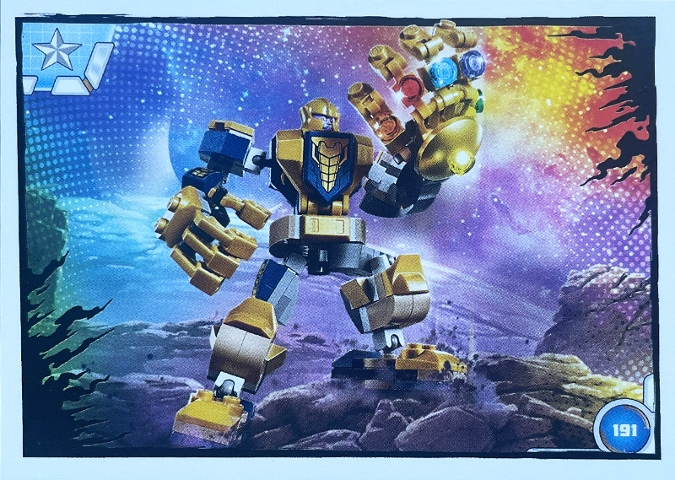 Avengers Trading Card Collection (Polish) Series 1 - # 191 Mech Thanos