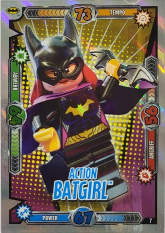 Batman Trading Card Game (German) Series 1 - # 7 Action Batgirl