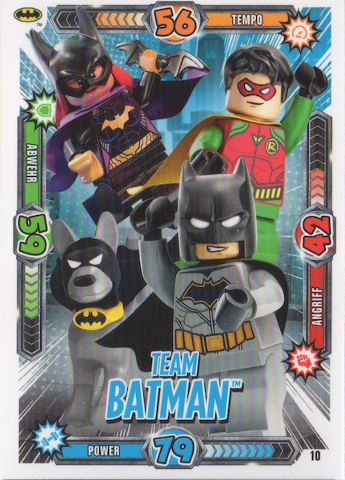 Batman Trading Card Game (German) Series 1 - # 10 Team Batman