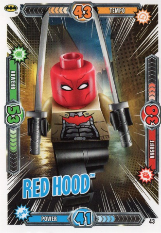 Batman Trading Card Game (German) Series 1 - # 43 Red Hood