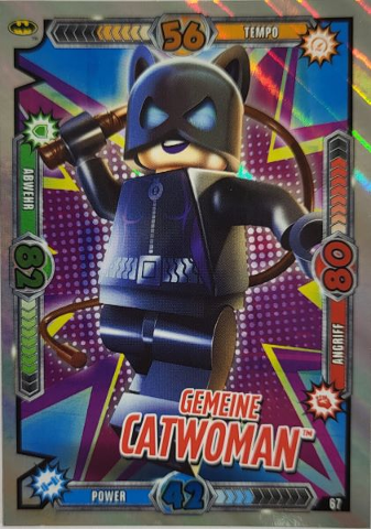 Batman Trading Card Game (German) Series 1 - # 67 Gemeine Catwoman