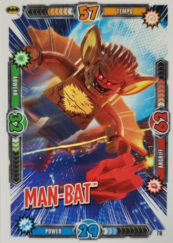 Batman Trading Card Game (German) Series 1 - # 76 Man-Bat