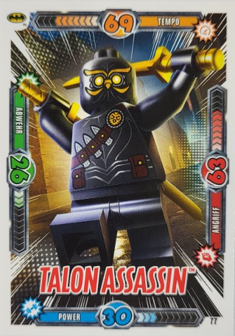 Batman Trading Card Game (German) Series 1 - # 77 Talon Assassin