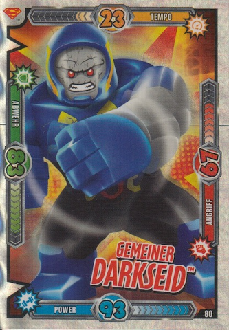 Batman Trading Card Game (German) Series 1 - # 80 Gemeiner Darkseid
