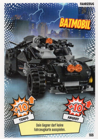 Batman Trading Card Game (German) Series 1 - # 165 Batmobil