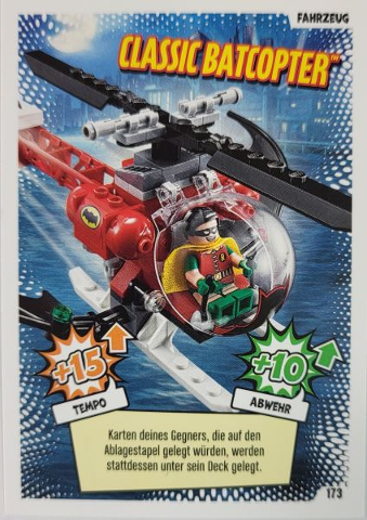 Batman Trading Card Game (German) Series 1 - # 173 Classic Batcopter