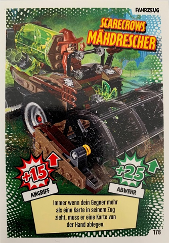 Batman Trading Card Game (German) Series 1 - # 176 Scarecrows Mähdrescher