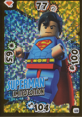 Batman Trading Card Game (German) Series 1 - # LE3 Superman Limited Edition