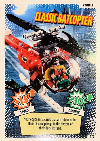 Batman Trading Card Game (English) Series 1 - # 173 Classic Batcopter