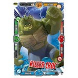 Batman Trading Card Game (French) Series 1 - # 72 Killer Croc