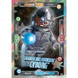 Batman Trading Card Game (French) Series 1 - # 114 La Ligue des Justiciers Cyborg