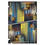 Batman Trading Card Game (French) Series 1 - # 188 Carte Puzzle Super-Héros contre Super-Méchants