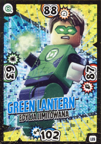 Batman Trading Card Game (Polish) Series 1 - # LE5 Green Lantern Edycja Limitowana