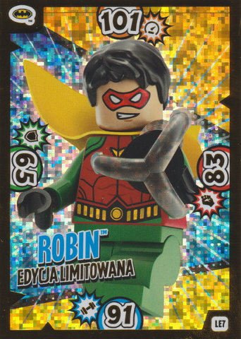 Batman Trading Card Game (Polish) Series 1 - # LE7 Robin Edycja Limitowana