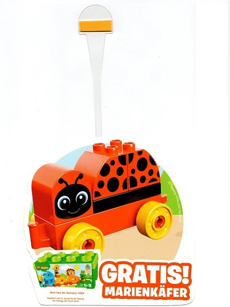 Display Sign, Wobbler / Shopper Stopper,  Duplo Ladybug 10859 (6229500_DE)
