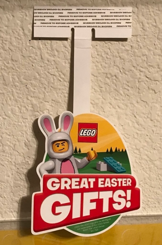 Display Sign, Wobbler / Shopper Stopper, Easter Bunny - Great Easter Gifts!