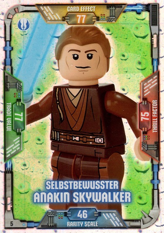 Star Wars Trading Card Game (German) Series 1 - # 5 Selbstbewusster Anakin Skywalker