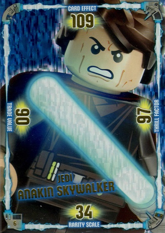 Star Wars Trading Card Game (German) Series 1 - # 6 Jedi Anakin Skywalker