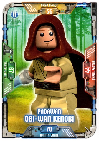 Star Wars Trading Card Game (German) Series 1 - # 7 Padawan Obi-Wan Kenobi