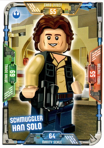 Star Wars Trading Card Game (German) Series 1 - # 10 Schmuggler Han Solo