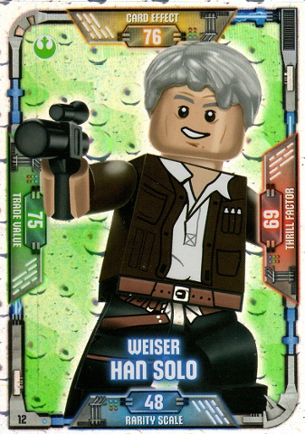 Star Wars Trading Card Game (German) Series 1 - # 12 Weiser Han Solo