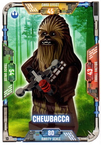 Star Wars Trading Card Game (German) Series 1 - # 13 Chewbacca