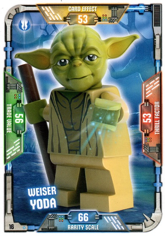 Star Wars Trading Card Game (German) Series 1 - # 16 Weiser Yoda
