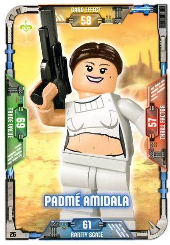 Star Wars Trading Card Game (German) Series 1 - # 26 Padme Amidala