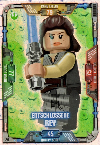 Star Wars Trading Card Game (German) Series 1 - # 29 Entschlossene Rey