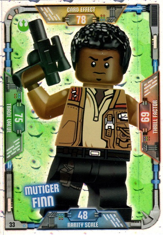 Star Wars Trading Card Game (German) Series 1 - # 33 Mutiger Finn