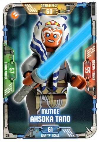 Star Wars Trading Card Game (German) Series 1 - # 39 Mutige Ahsoka Tano