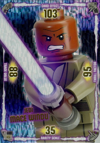 Star Wars Trading Card Game (German) Series 1 - # 45 Jedi Mace Windu