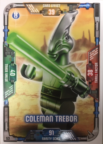 Star Wars Trading Card Game (German) Series 1 - # 53 Coleman Trebor