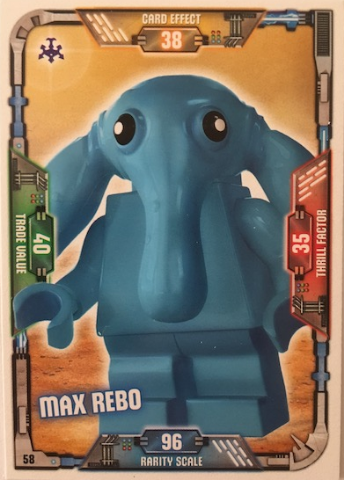 Star Wars Trading Card Game (German) Series 1 - # 58 Max Rebo