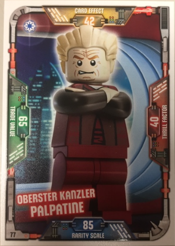 Star Wars Trading Card Game (German) Series 1 - # 77 Oberster Kanzler Palpatine