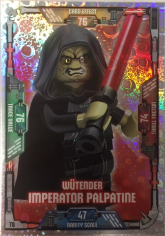 Star Wars Trading Card Game (German) Series 1 - # 78 Wütender Imperator Palpatine