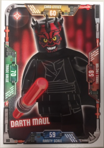 Star Wars Trading Card Game (German) Series 1 - # 80 Darth Maul
