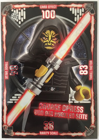 Star Wars Trading Card Game (German) Series 1 - # 110 Savage Opress von der dunklen Seite