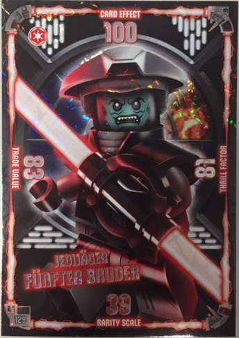 Star Wars Trading Card Game (German) Series 1 - # 129 Jedijäger fünfter Bruder