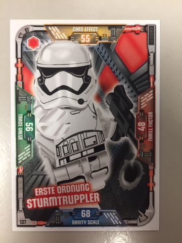 Star Wars Trading Card Game (German) Series 1 - # 137 Erste Ordnung Sturmtruppler