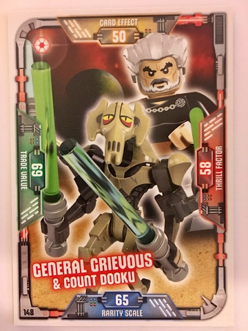 Star Wars Trading Card Game (German) Series 1 - # 148 General Grievous & Count Dooku