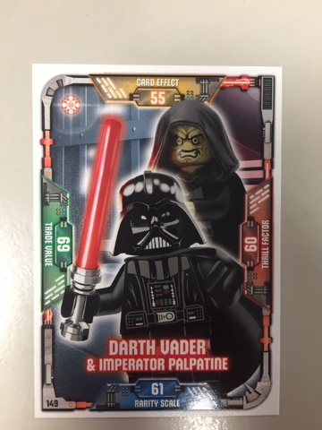 Star Wars Trading Card Game (German) Series 1 - # 149 Darth Vader & Imperator Palpatine