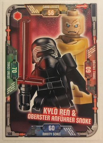 Star Wars Trading Card Game (German) Series 1 - # 150 Kylo Ren & Oberster Anführer Snoke