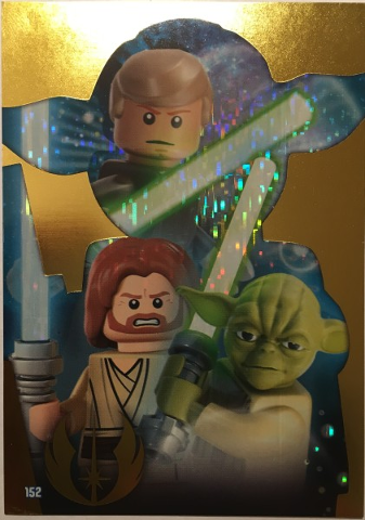 Star Wars Trading Card Game (German) Series 1 - # 152 Mächtige Jedi Gold