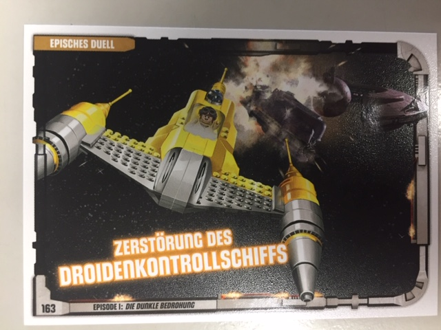 Star Wars Trading Card Game (German) Series 1 - # 163 Zerstörung des Droidenkontrollschiffs