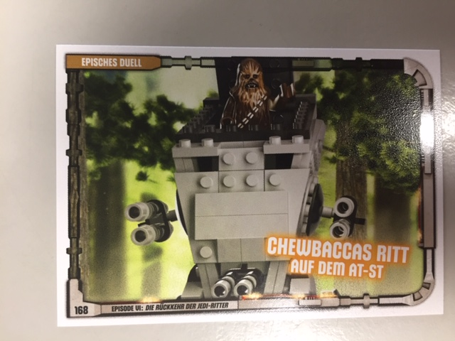 Star Wars Trading Card Game (German) Series 1 - # 168 Chewbaccas Ritt auf dem AT-ST
