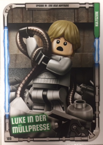 Star Wars Trading Card Game (German) Series 1 - # 189 Luke in der Müllpresse